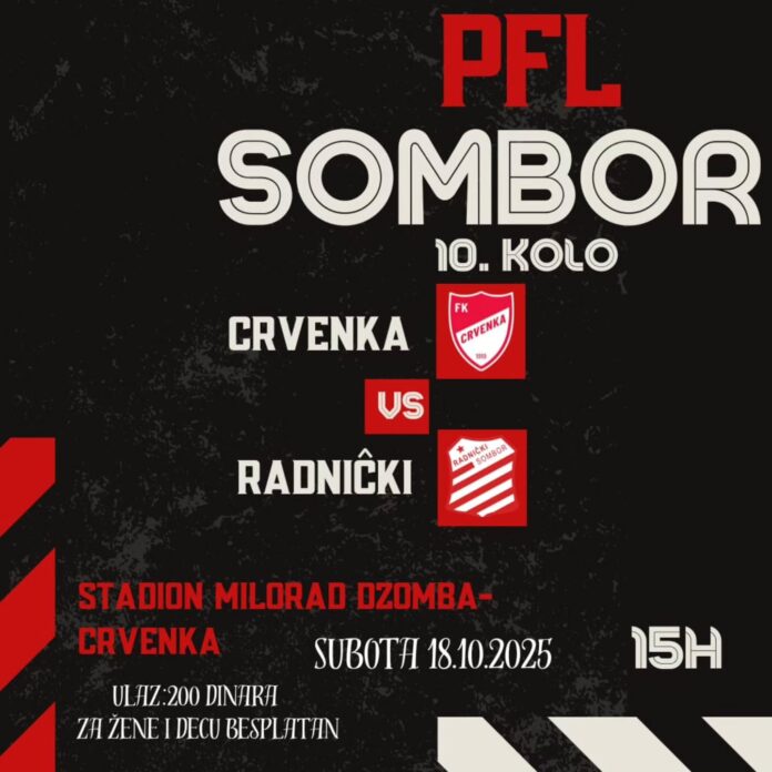 fpl sombor crvenka radnicki